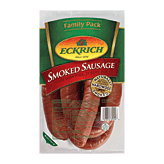 Eckrich Family Pack smoked sausage made with pork turkey and beef Full-Size Picture